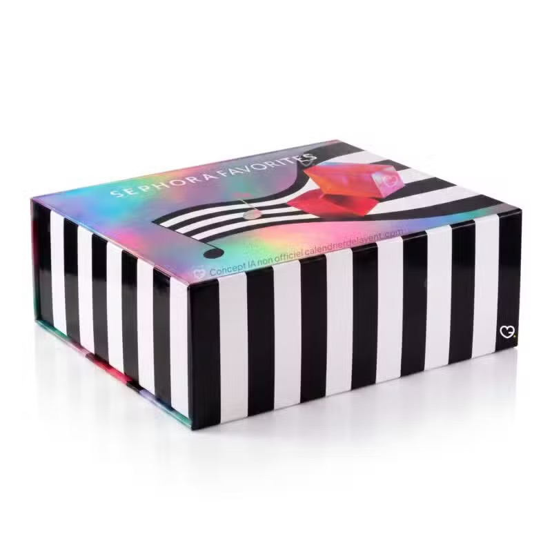 Le coffret calendrier, expédié en livraison offerte